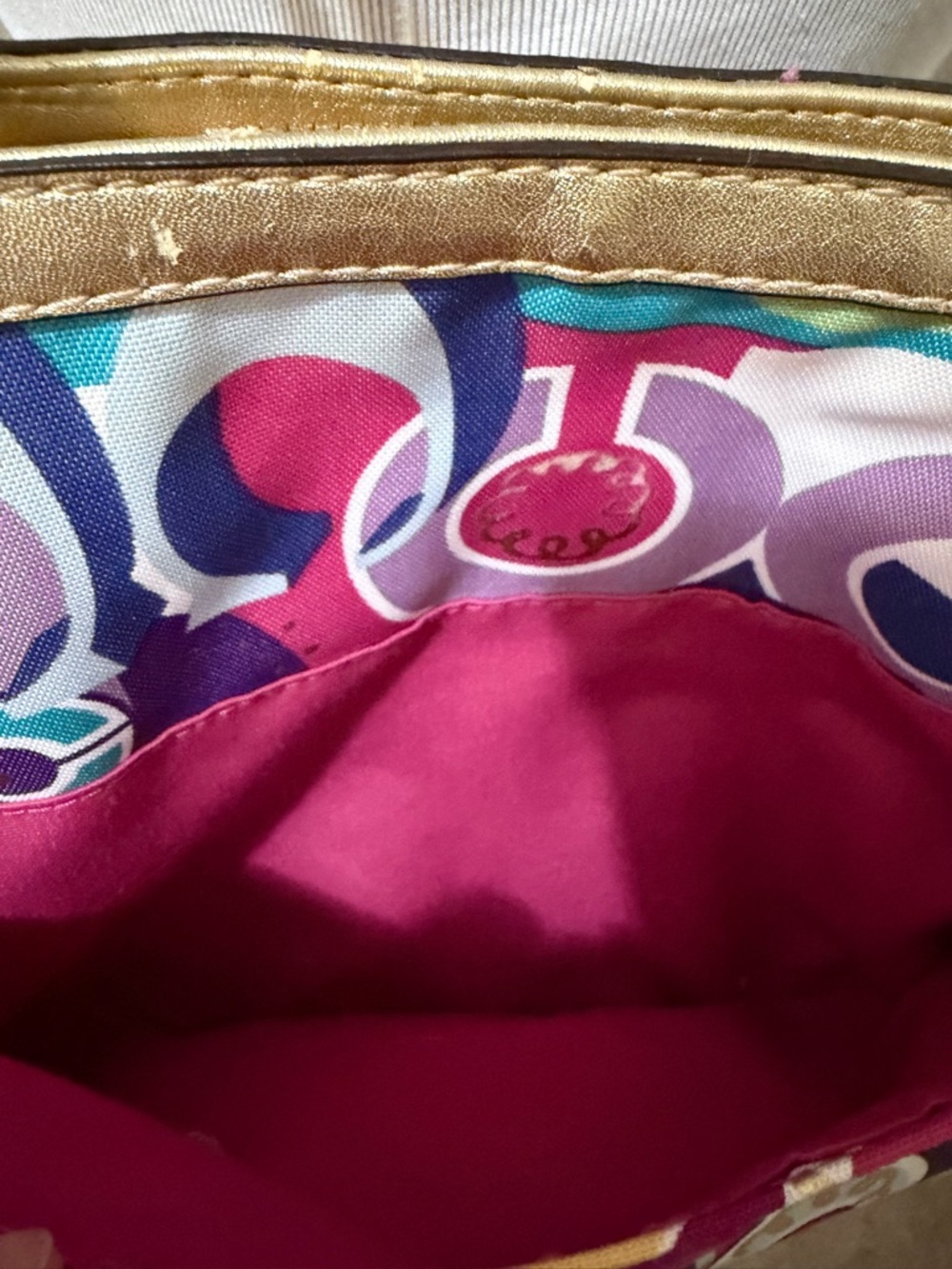 2012 Y2K Coach Poppy Graffiti Glam Tote - Picture 9 of 13